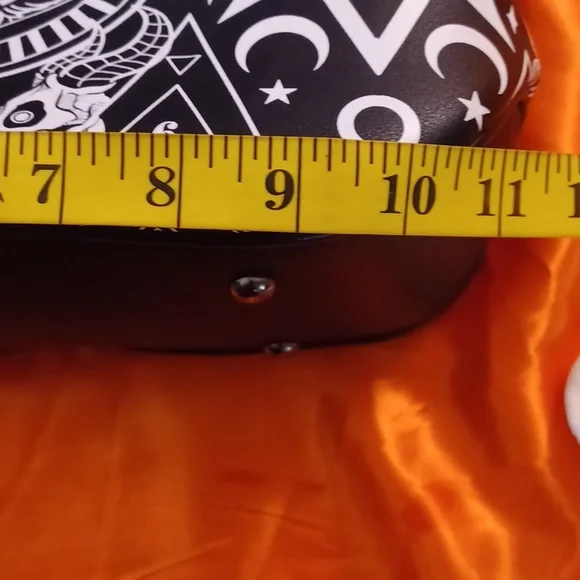 KILLSTAR OCCULT GRAPHIC PENTAGRAM HANDEL HARDWARE KISSLOCK CROSSBODY/SHOULDER - Picture 14 of 16